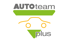 AUTOteam plus Logo mit schematischer Autokontur.