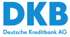 Blaues DKB-Logo mit dem Schriftzug "Deutsche Kreditbank AG" darunter.