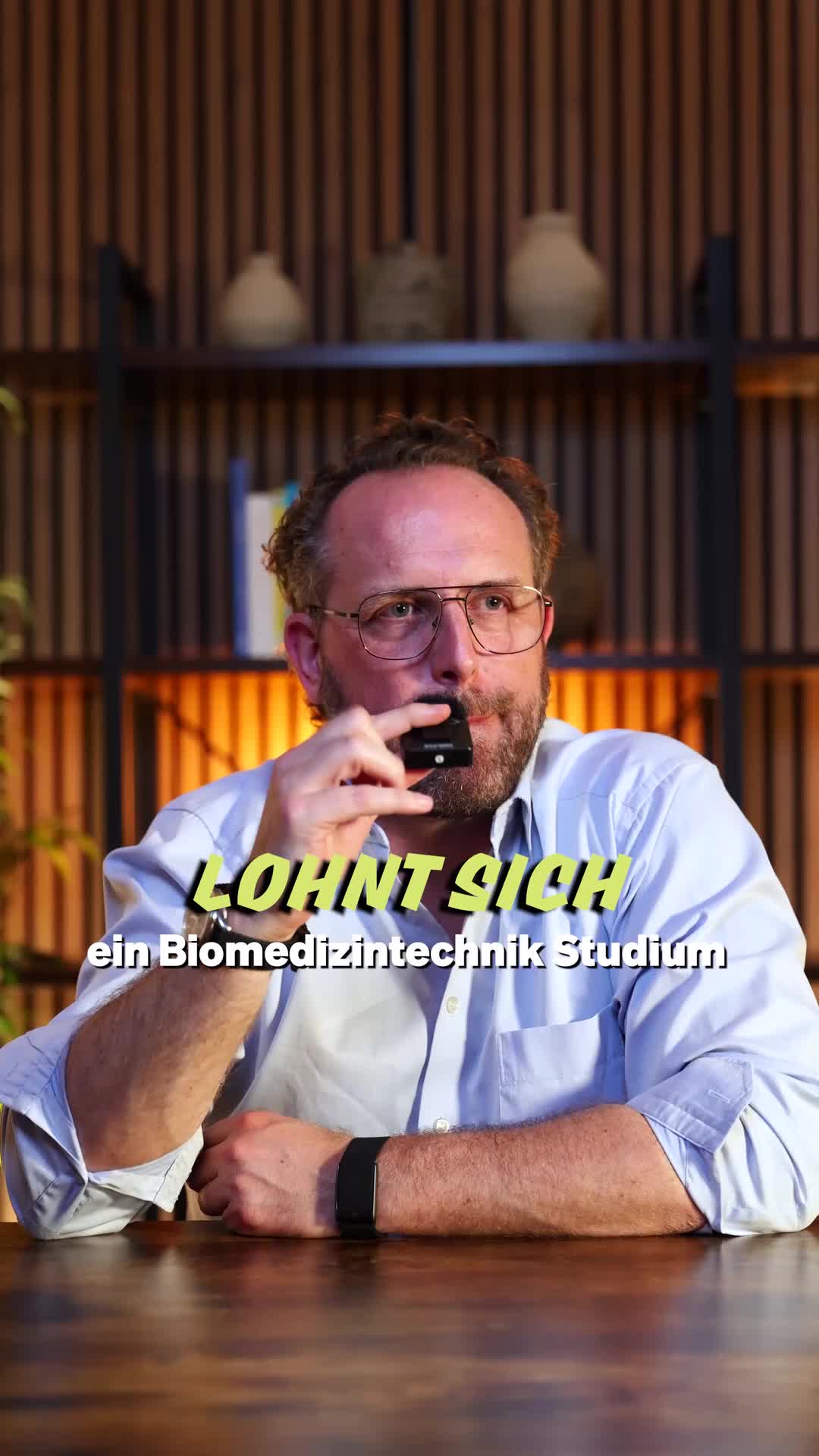 Standbild aus dem Video über das Biomedizintechnik-Studium