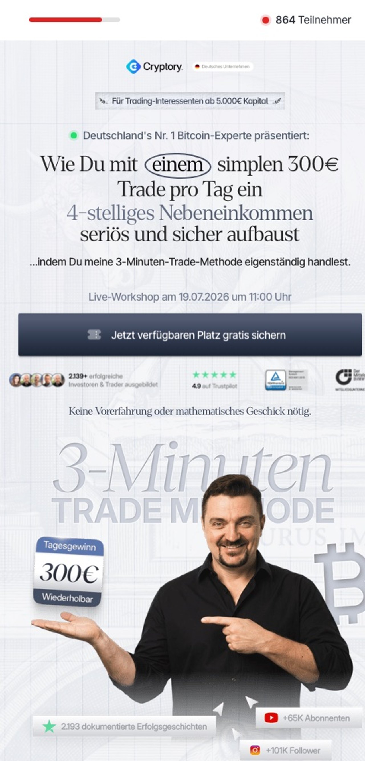 Marktführerfunnel Funnel-Beispiel