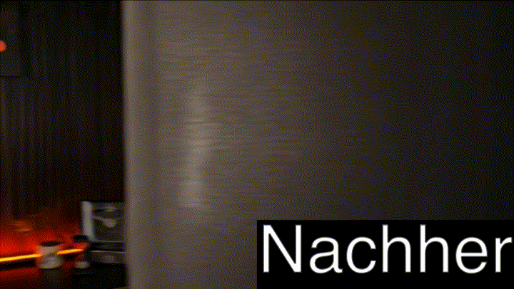 Text: Nachher. Man sieht den Mann im vorherigen in Animation gesetzt.