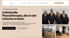 Desktop-Ansicht der Website