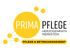 Logo: "PRIMA PFLEGE HERZOGENRATH MERKSTEIN PFLEGE & BETREUUNGSDIENST" auf grünem Hintergrund.