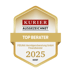Goldenes Siegel "KURIER AUSGEZEICHNET TOP BERATER 2025" für FIDUNA Vermögensberatung GmbH Finanzberater, IMWF.