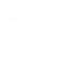 Weißes ISO 9001 Zertifizierungs-Logo auf dunkelgrünem Hintergrund.