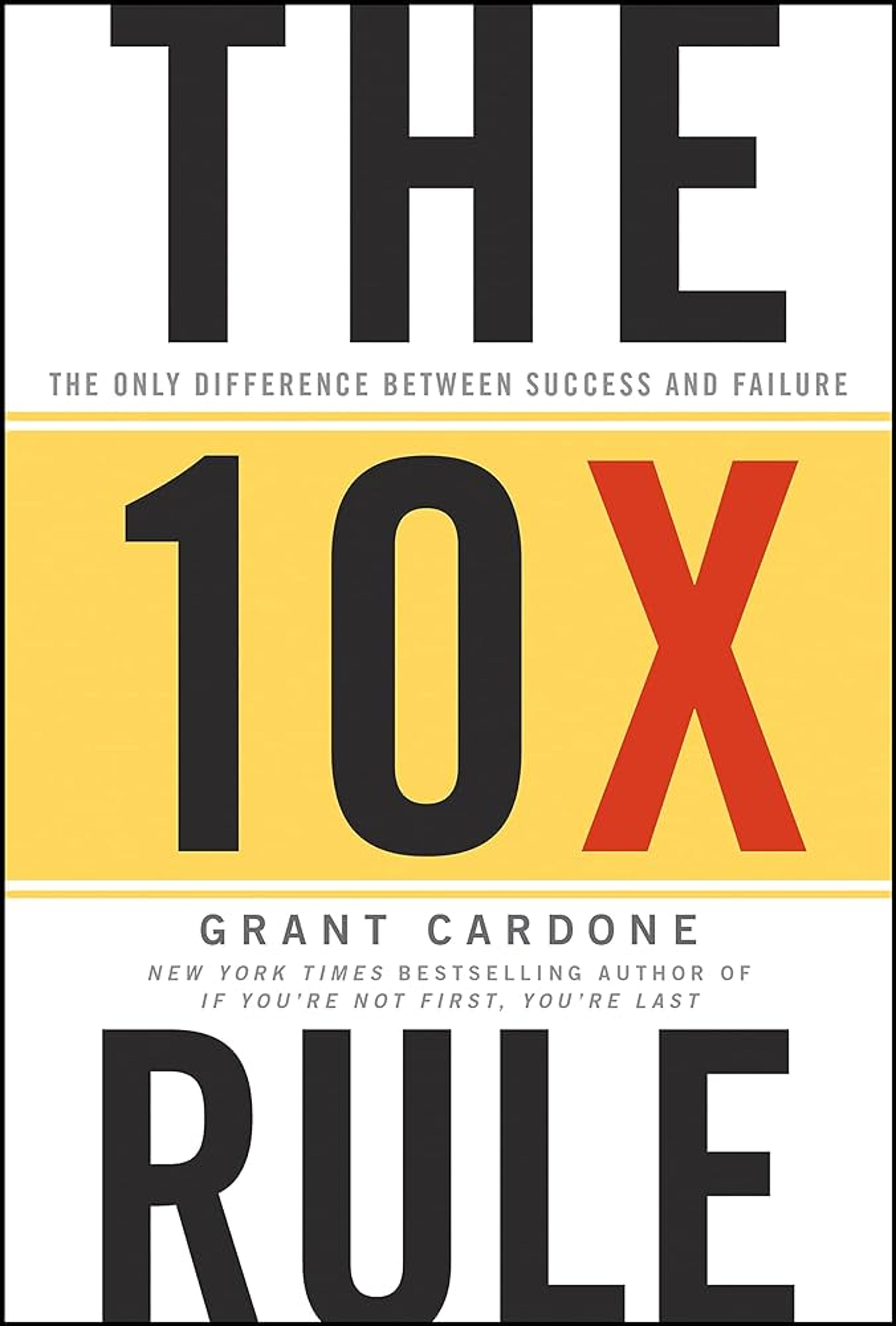Cover: The 10X Rule