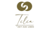 Tilia-Logo mit zwei ineinandergreifenden Ringen und dem Slogan „ZEIT ZUM LEBEN“.