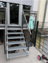 Gitterrosttreppe