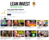 YouTube-Kanal "Lean Invest" mit Videothumbnails von Warren Buffett und Elon Musk.