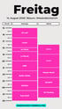 In litore Festival Timetabel 2026 Freitag änderungen Vorbehalten