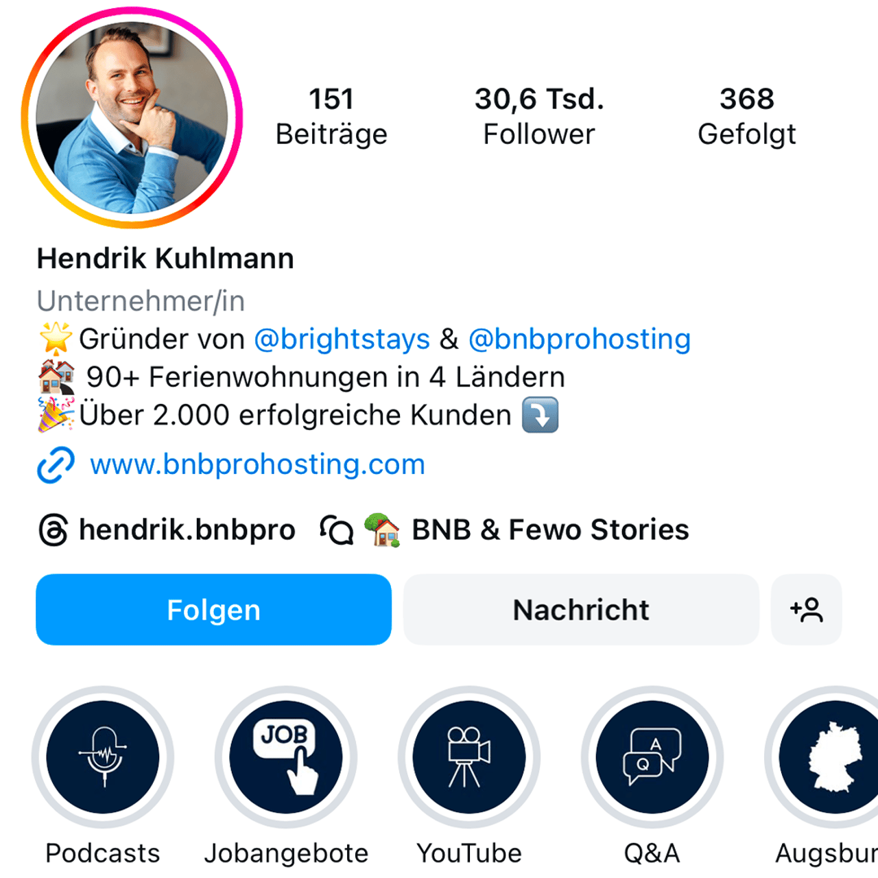 Hendrik Kuhlmann auf Instagram