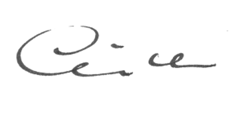 Persönliche Signatur Peggy Müller