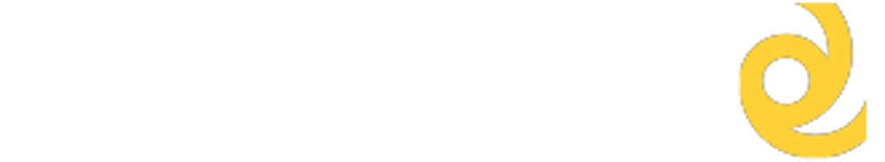 Schriftzug Johannes Schmeer in Weiß neben einem gelben, geschwungenen Logo auf schwarzem Hintergrund.