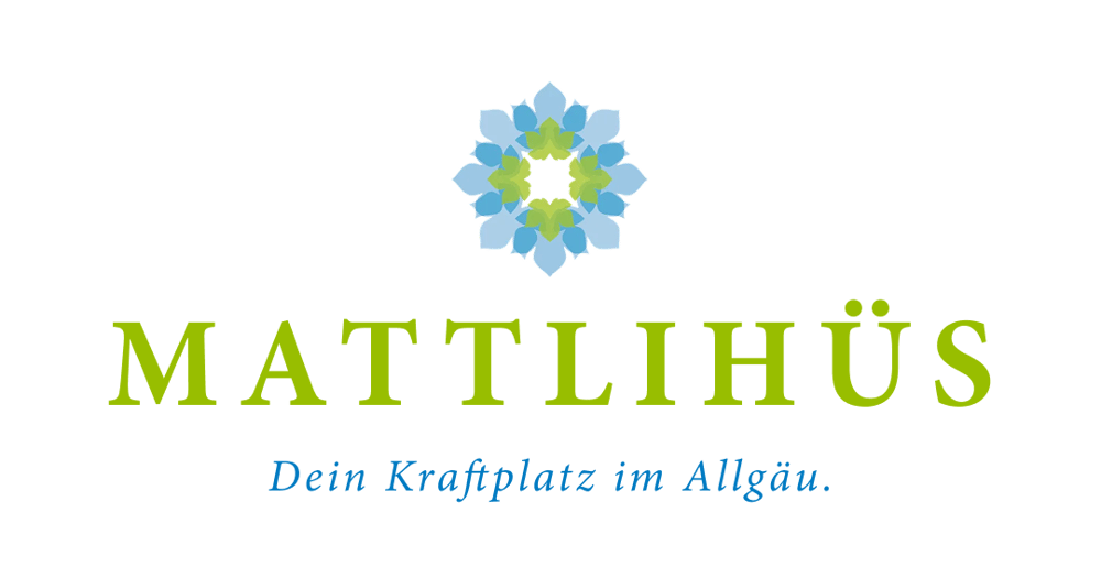 MIA SANA PAZEIDER MERANO HIDEAWAY Logo mit zwei ineinander verschlungenen tropfenförmigen Umrissen.