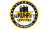 Logo von SEKUHRITY SERVICES: drei Personen auf gelbem Stern, umgeben von schwarzem Ring mit Sternen.