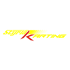 Styria Karting Logo mit gelbem Text und einem roten, stilisierten „K“