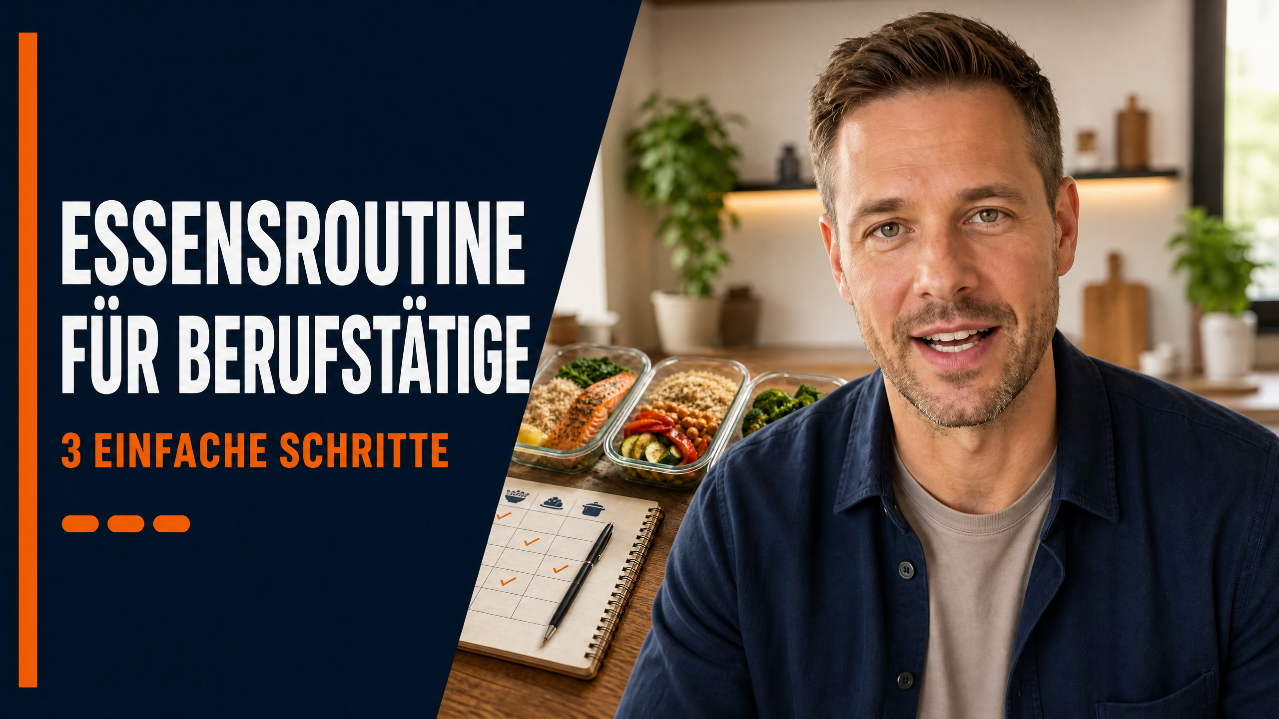 Essensroutine für Berufstätige mit Talking Head
