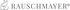 Rauschmayer Logo mit zwei Tauben über ineinander verschlungenen Ringen.