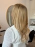 Haarverlängerung mit Butterfly-Tressen, mehr Länge und Volumen nachher