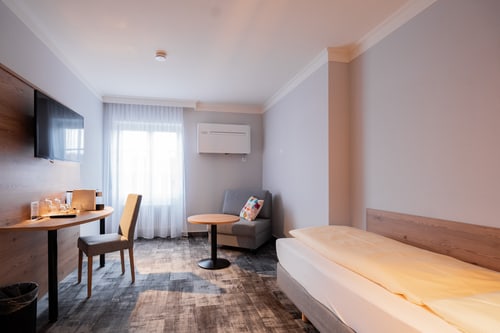 Modernes Badezimmer Doppelzimmer Hotel Adler Ehingen Schwäbische Alb