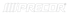 Weißes Precor Logo mit vier geschwungenen Linien auf schwarzem Hintergrund.