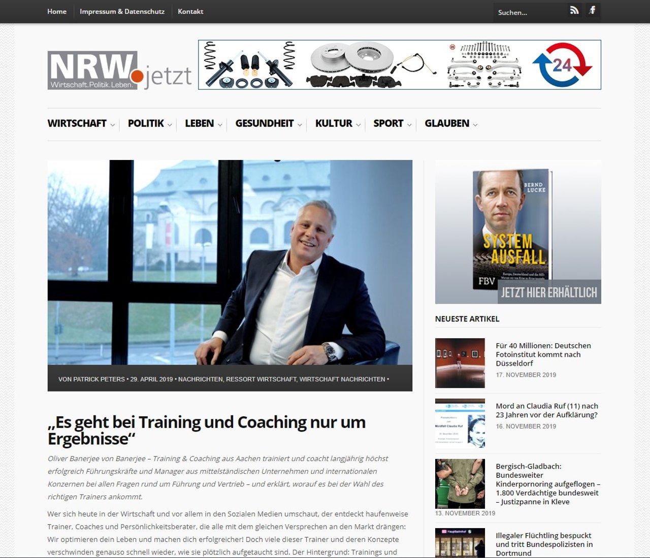 „Es geht bei Training und Coaching nur um Ergebnisse“