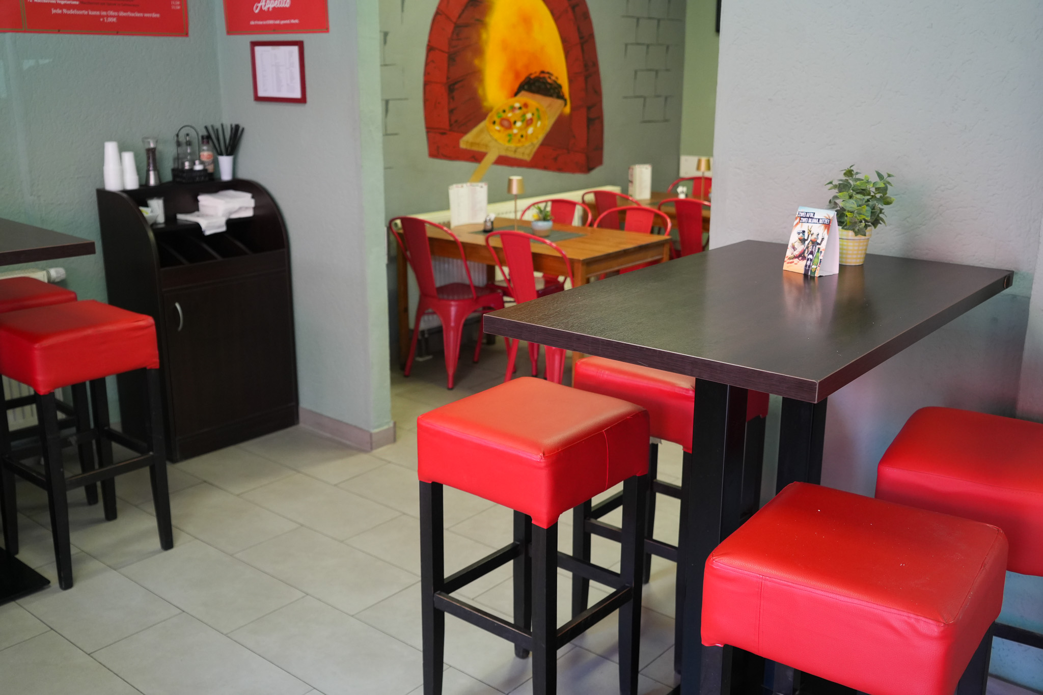 Pizzeria Gabbiano – Gastraum