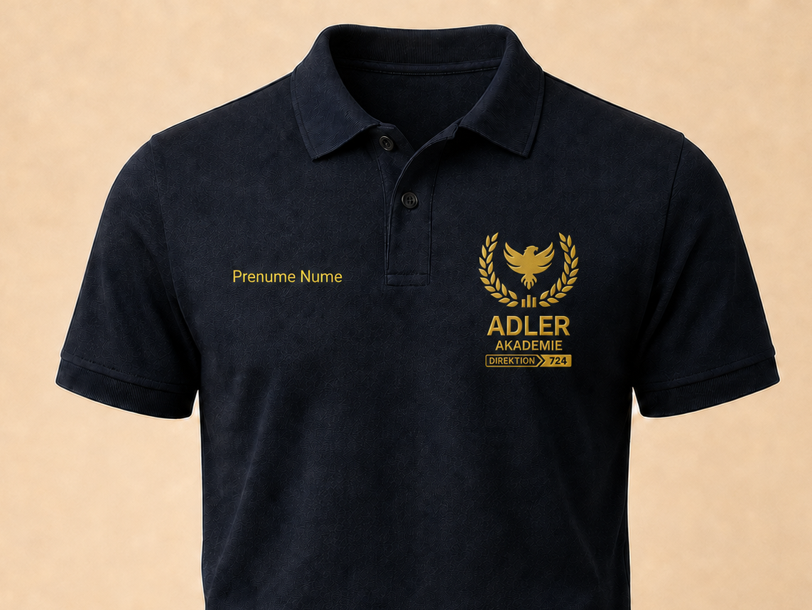 numele tău și logo Adler Akademie