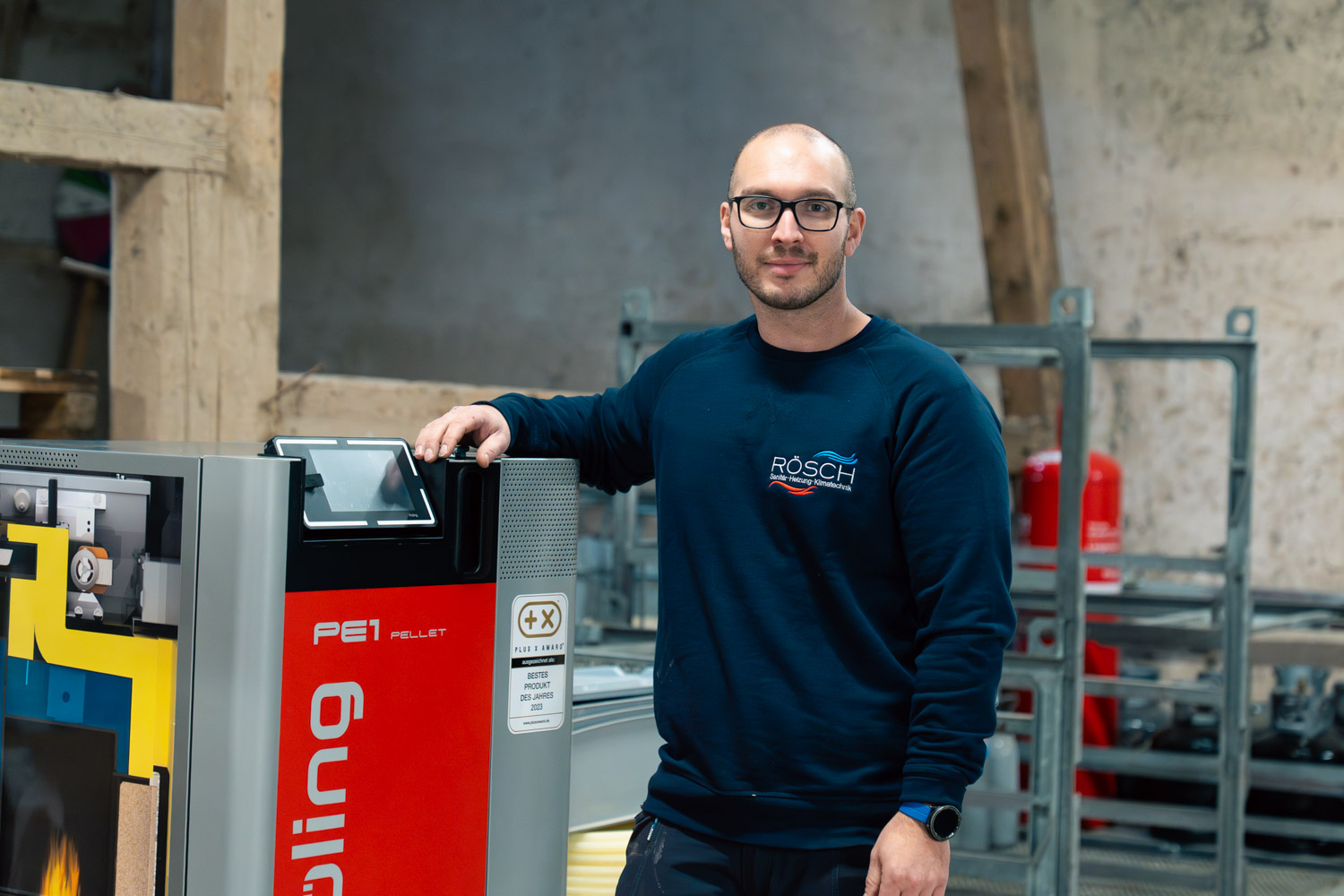 Pellet- oder Holzheizung von der Rösch GmbH