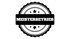 Schwarzes Siegel mit Text "MEISTERBETRIEB" und drei Sternen oben und unten.