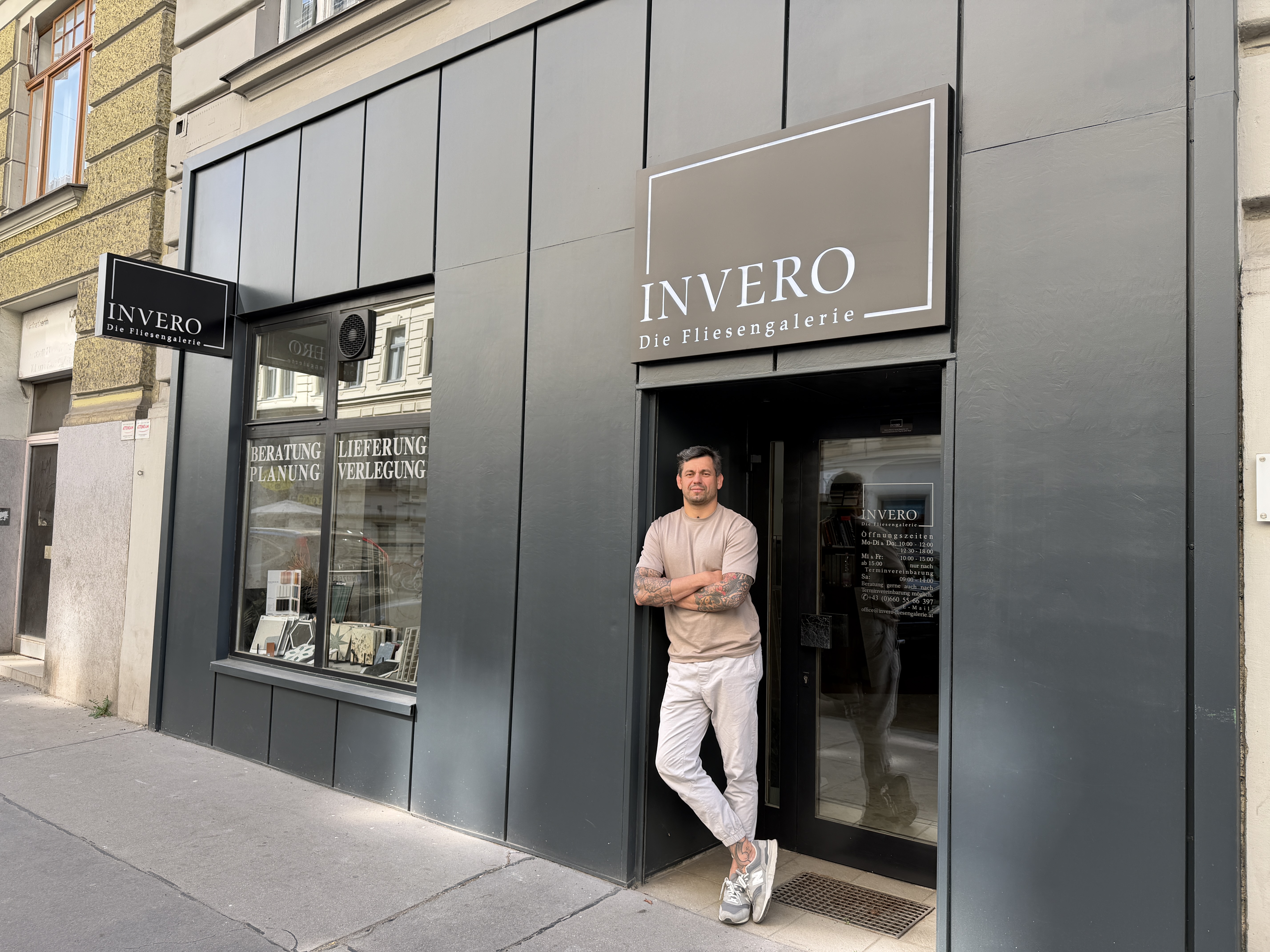 Invero Fliesengalerie Wien – Showroom
