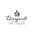 Diergardt Hattingen Logo mit stilisiertem Tier über dem Schriftzug auf grünem Hintergrund.