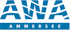 Blaues AWA Logo mit stilisierten Buchstaben und "AMMERSEE" darunter.