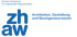 Zürcher Hochschule für Angewandte Wissenschaften, Architektur, Gestaltung und Bauingenieurwesen Logo.