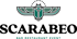 Skaräbäus-Logo in Grün und Schwarz mit „SCARABEO BAR RESTAURANT EVENT“-Text.