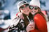 Spaß auf der Hütte mit Freunden in Saalbach Hinterglemm im Winter