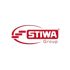 Rotes STiWA Group Logo mit stilisiertem "S" und ovaler Umrandung.