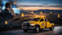 Towing Eastvale dispatch coordinating GPS-routed roadside assistance with a tow truck responding across the service area at night