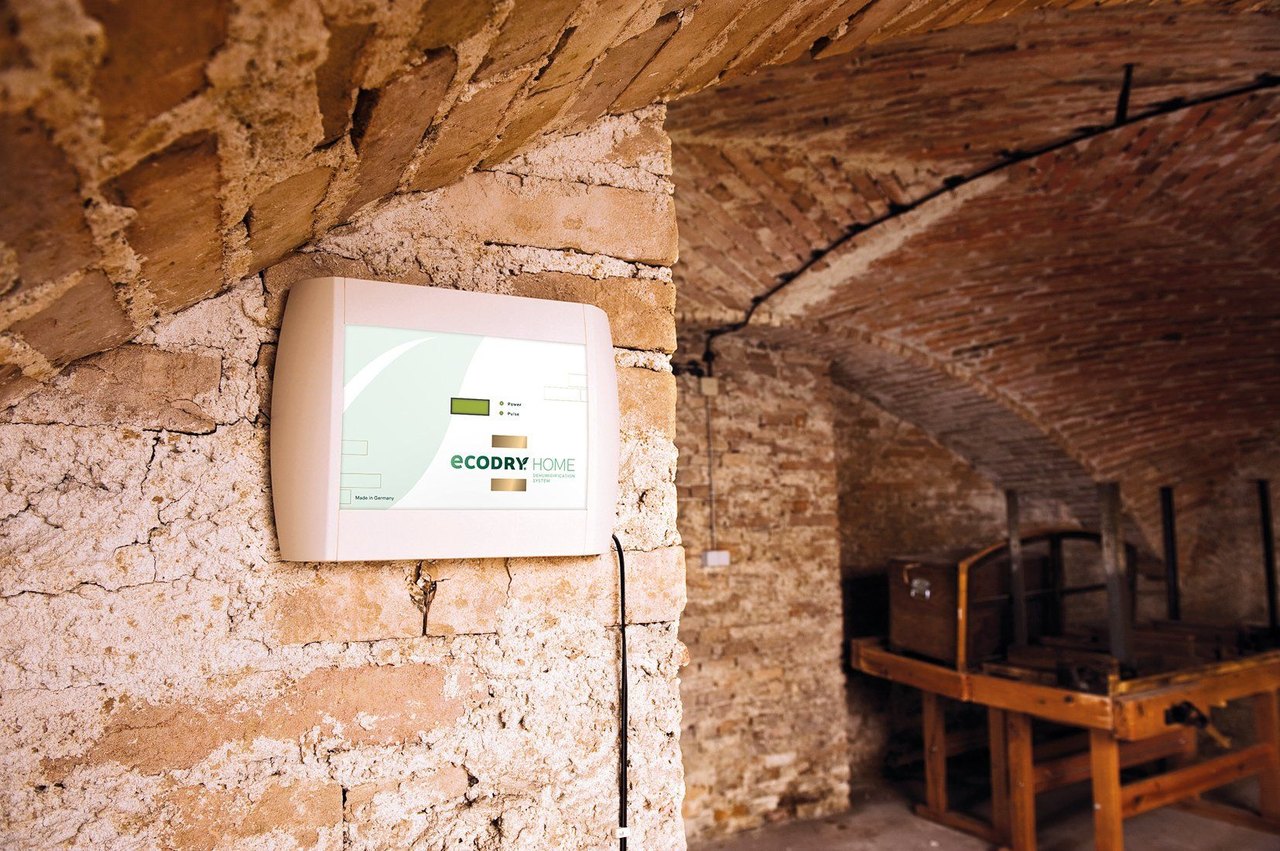 Mauertrocknung mit Ecodry: