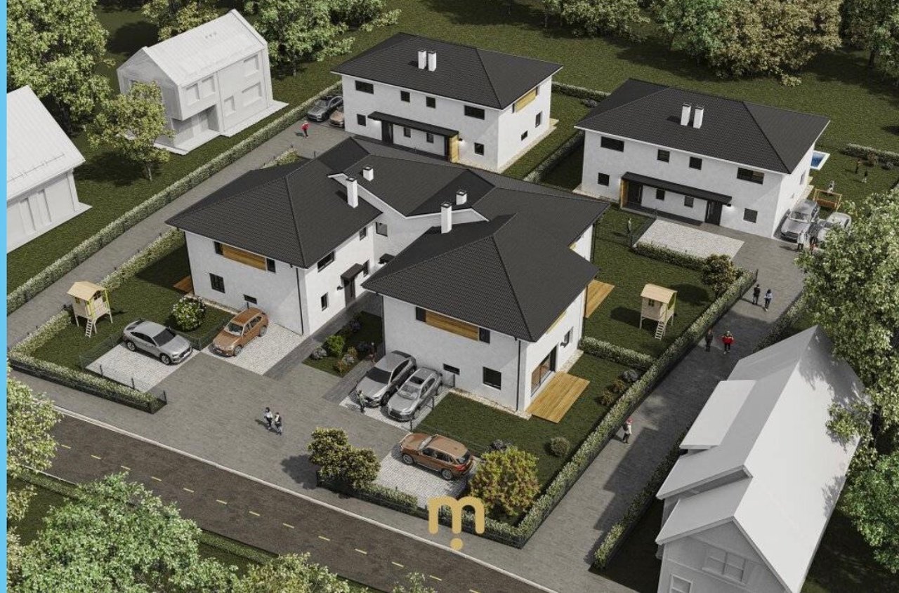 Siedlung Vogelperspektive
