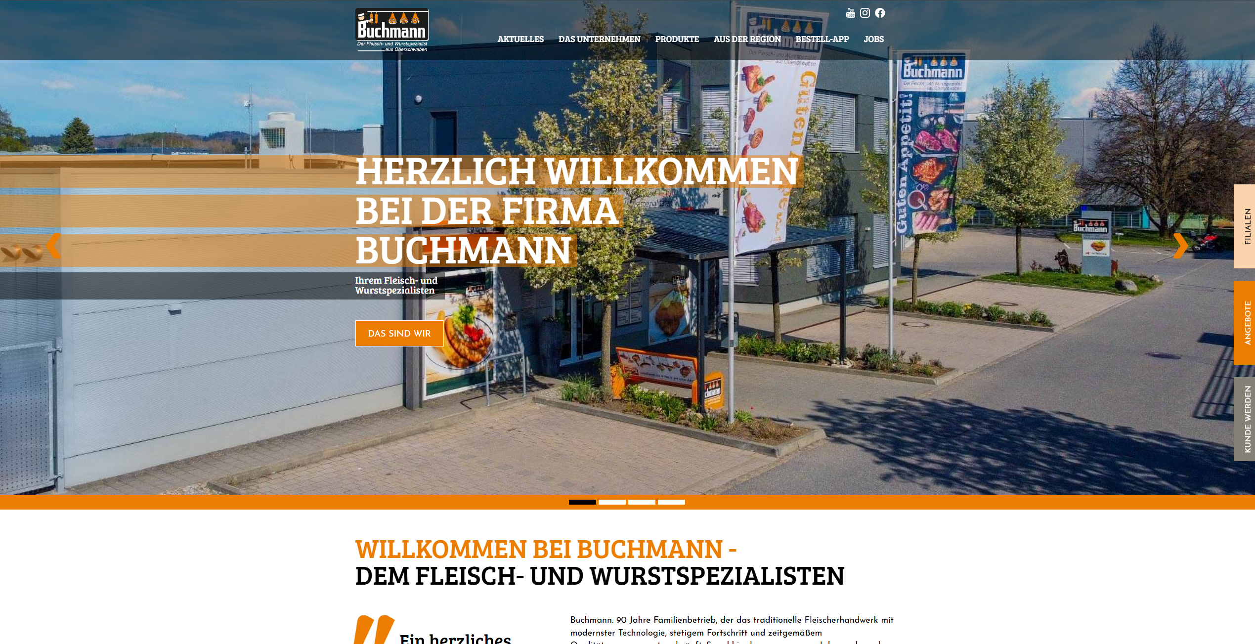TYPO3 Website Buchmann GmbH