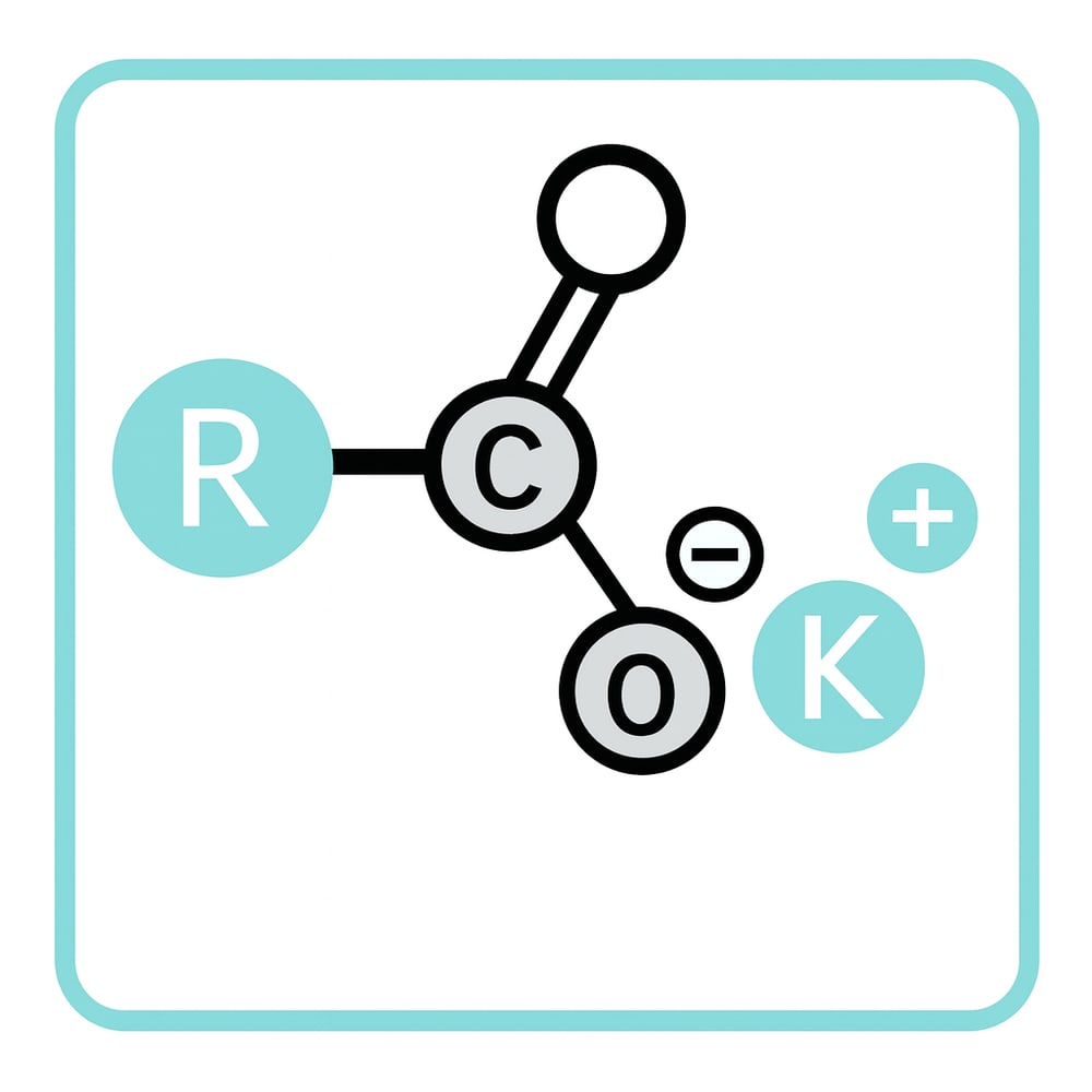 Flasche mit Seifenblasen und dem Text "INDUSTRIE-SCHMIERSEIFE" in einem abgerundeten Quadrat.