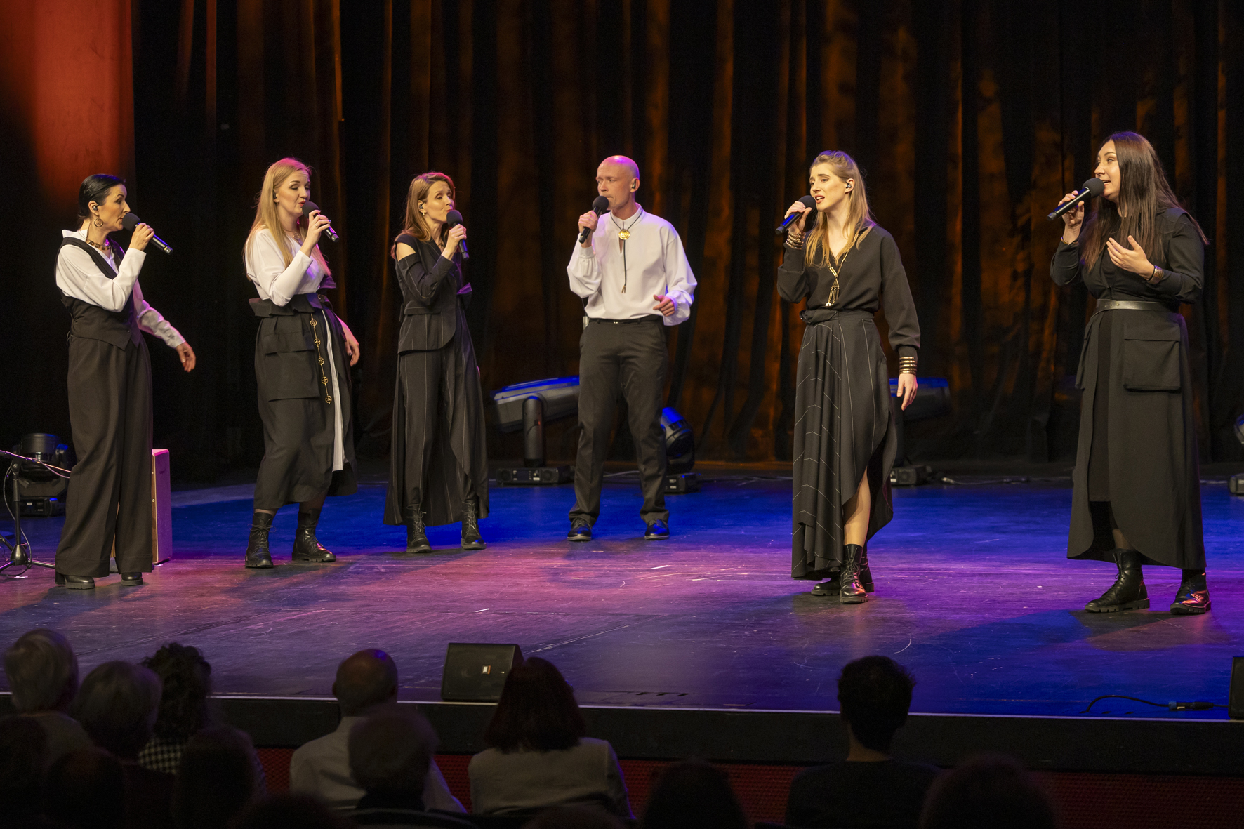 Latvian Voices from Latvia singing at the Orpheum gala concert, Voices of Spirit 2024, Graz