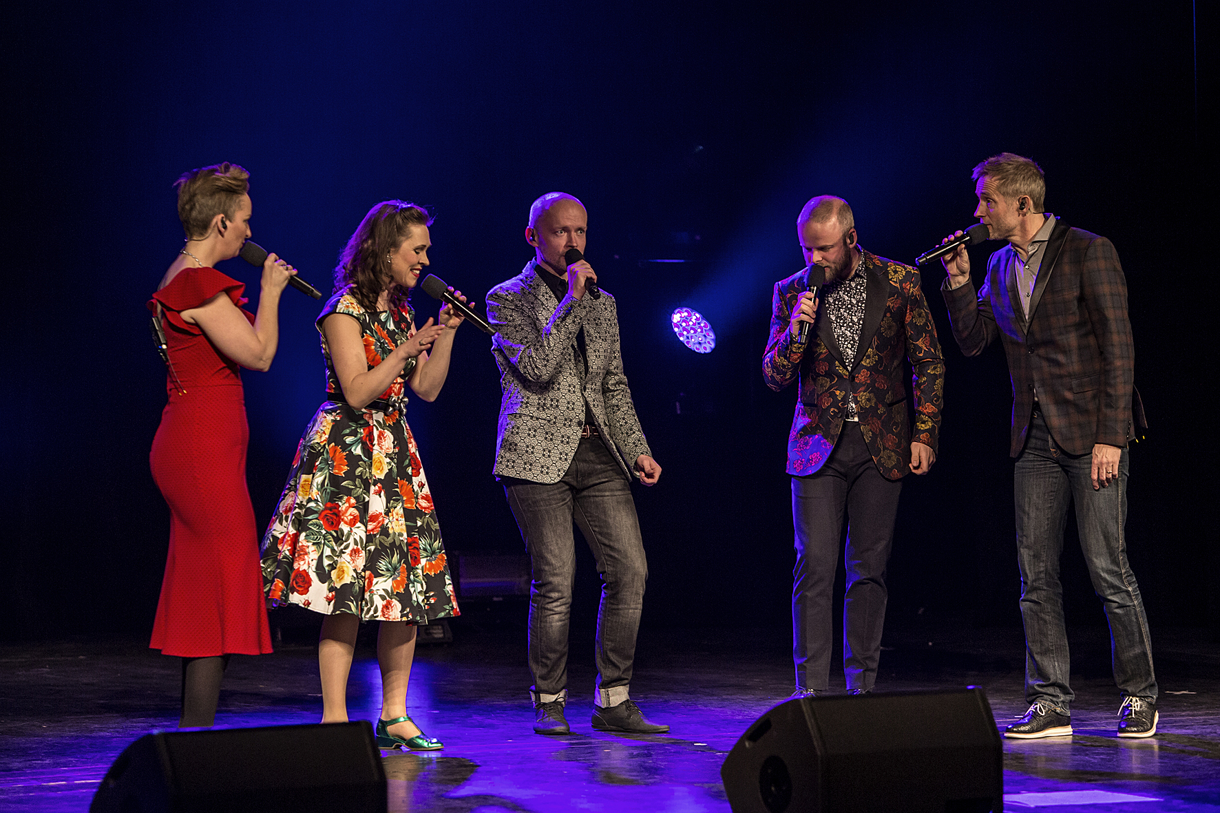 The Real Group from Sweden on stage at the Orpheum, Voices of Spirit 2017, Graz