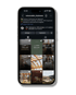 Instagram-Feed von Nature Cabin mit drei Pin-Posts
