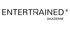 ENTERTAINED® AKADEMIE Logo in Schwarz auf dunkelgrünem Hintergrund.