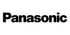 Schwarzes Panasonic-Logo auf weißem Hintergrund.