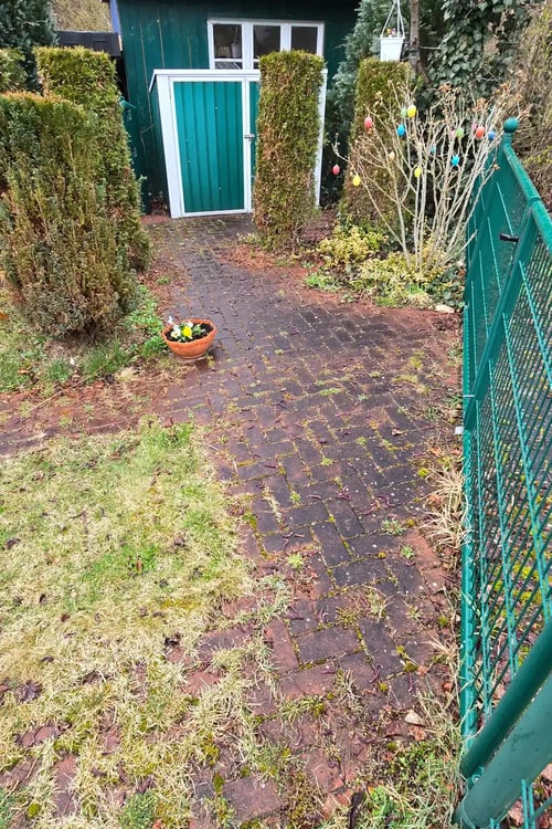 Gartenweg – vorher