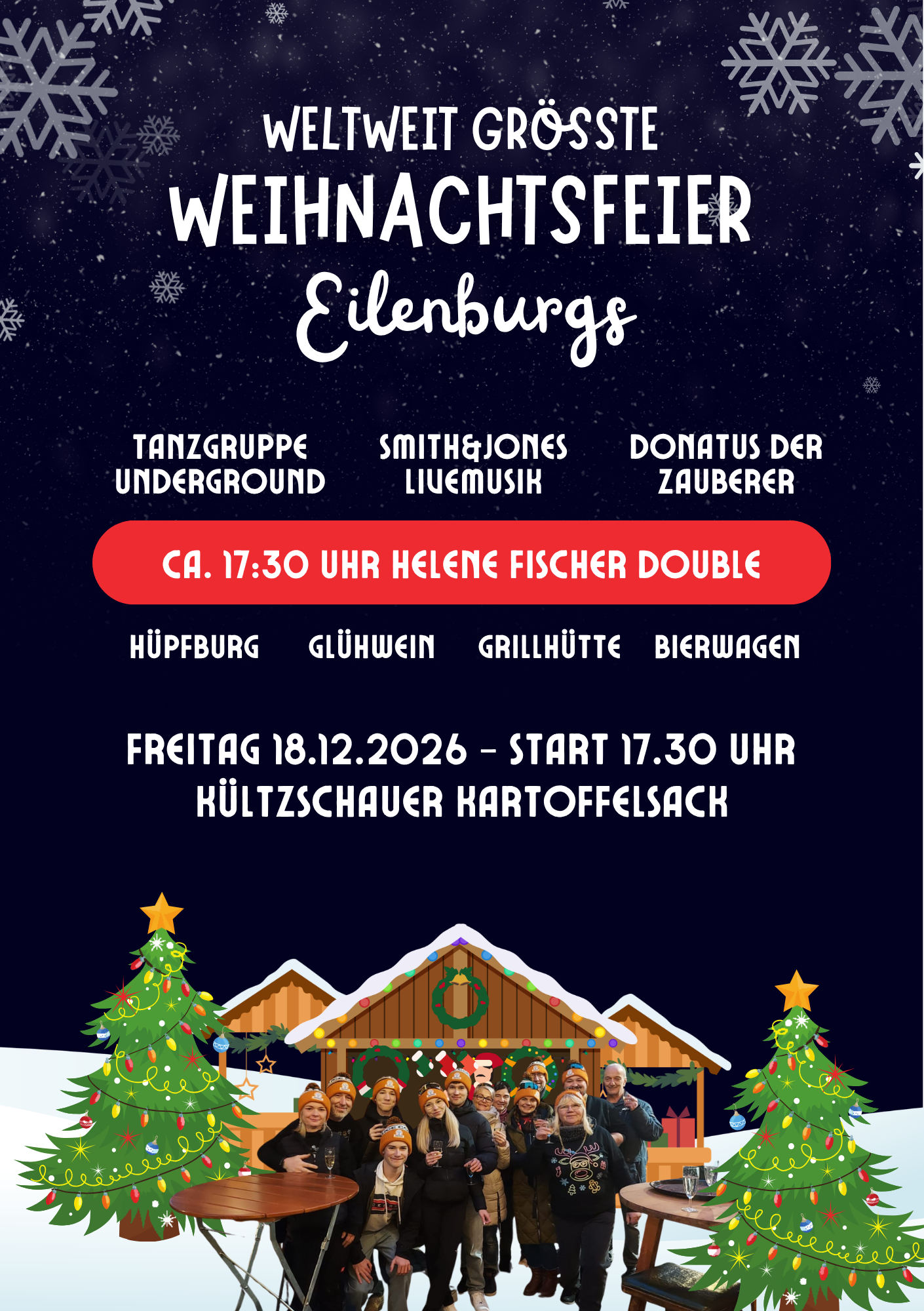 Weihnachtsfeier im Kültzschauer Kartoffelsack