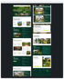 Beispielentwurf für einen Garten- und Landschaftsbaubetrieb, komplette Startseite in der Desktop-Ansicht